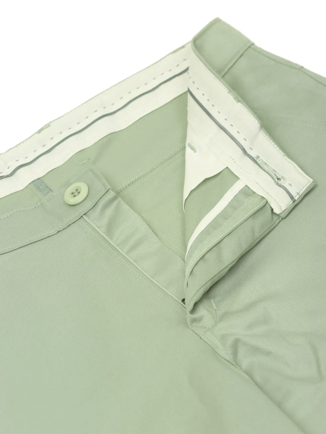 Men's Casual Cotton Solid Cargo Pants ( KGP 154 Pista-Green ) - Jainish