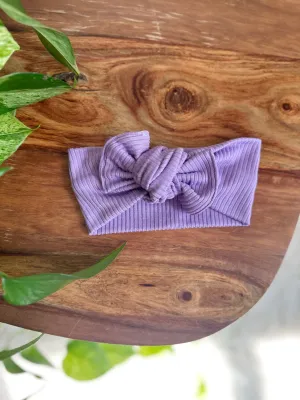 Mini Tieband - Ribbed Lilac