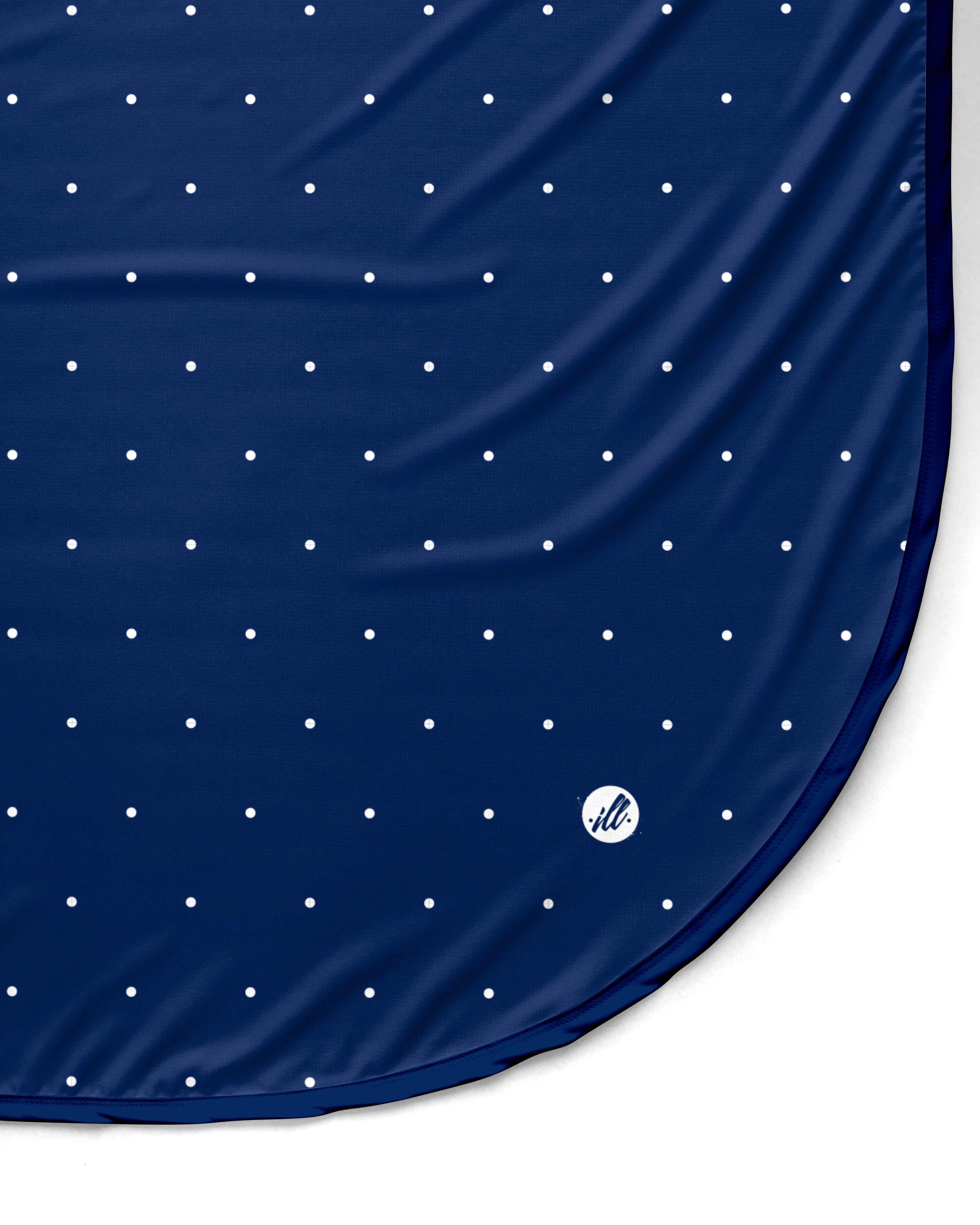 Navy Polka Dot PRO Cape