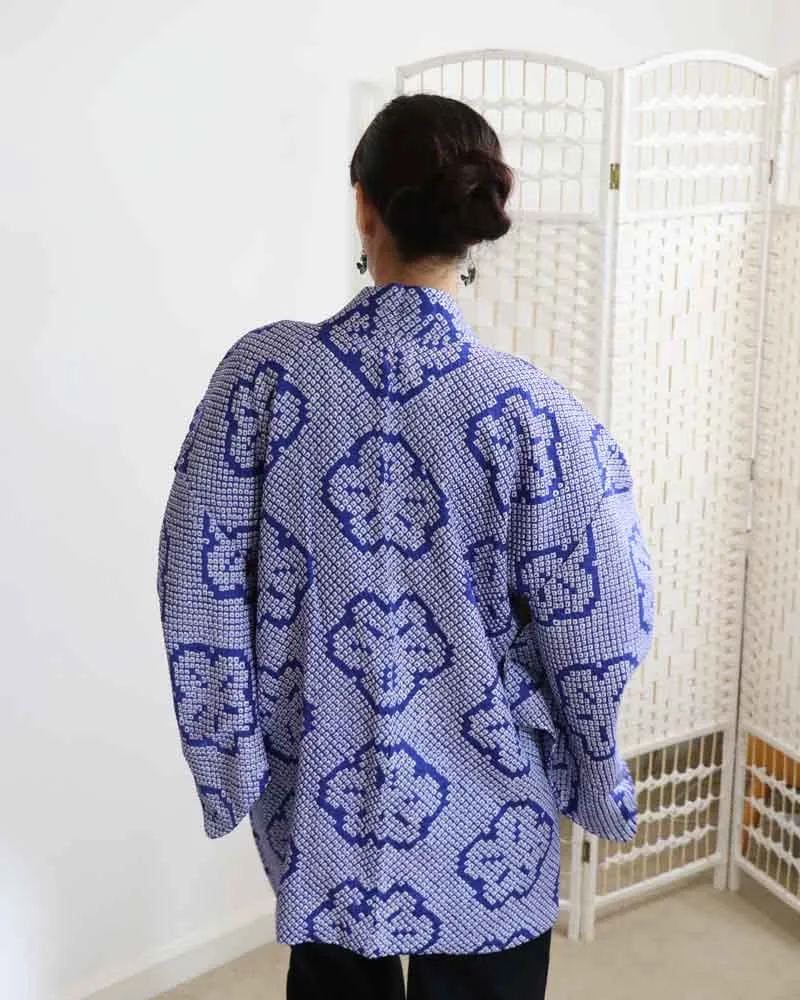 Night Blue Haori Kimono Jacket