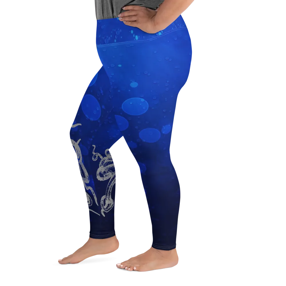 Octopus Hug Plus Size Leggings (Warehouse)