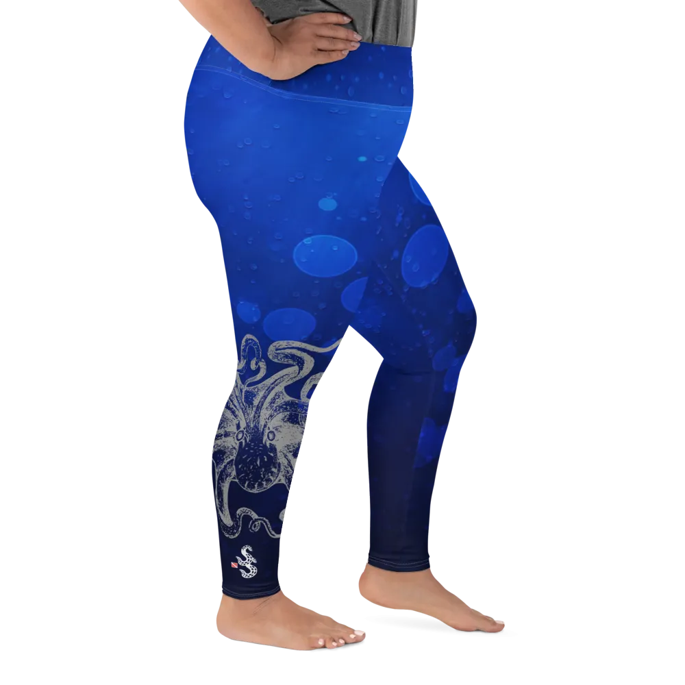 Octopus Hug Plus Size Leggings (Warehouse)