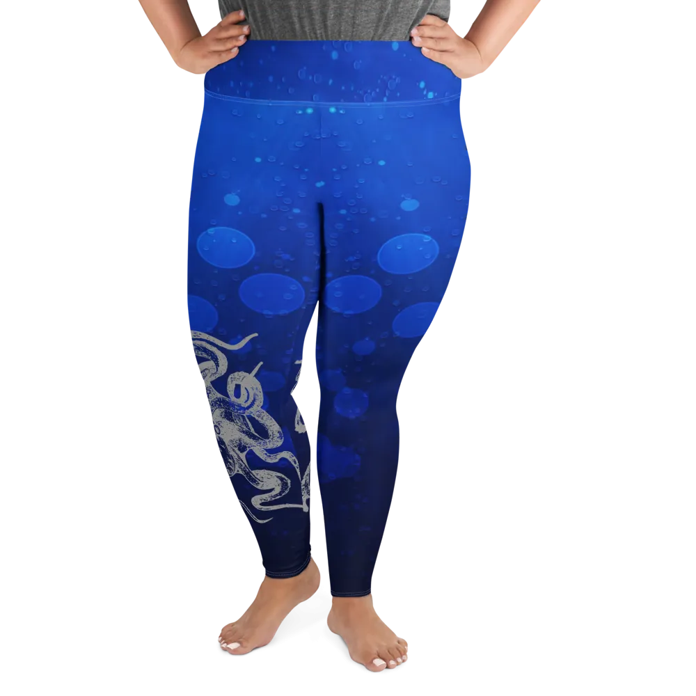 Octopus Hug Plus Size Leggings (Warehouse)