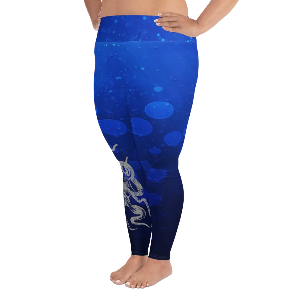 Octopus Hug Plus Size Leggings (Warehouse)