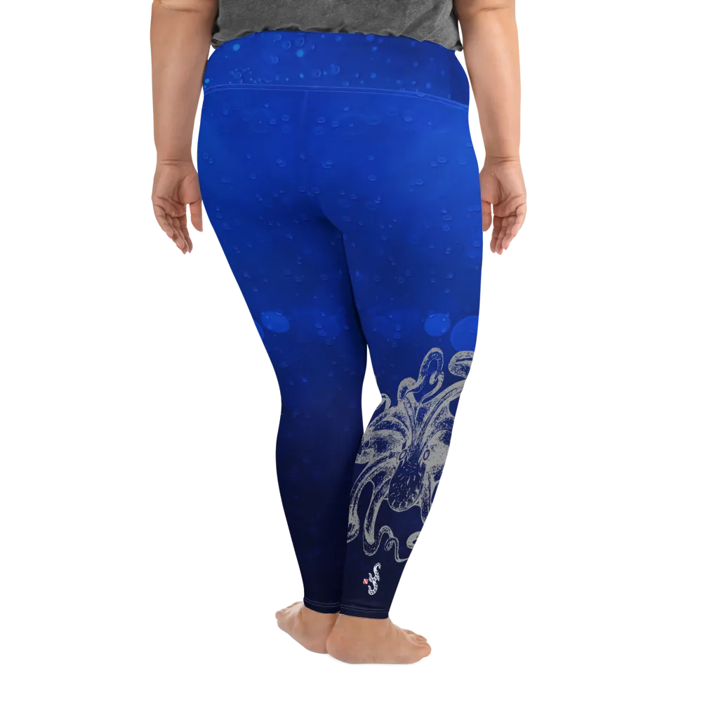 Octopus Hug Plus Size Leggings (Warehouse)