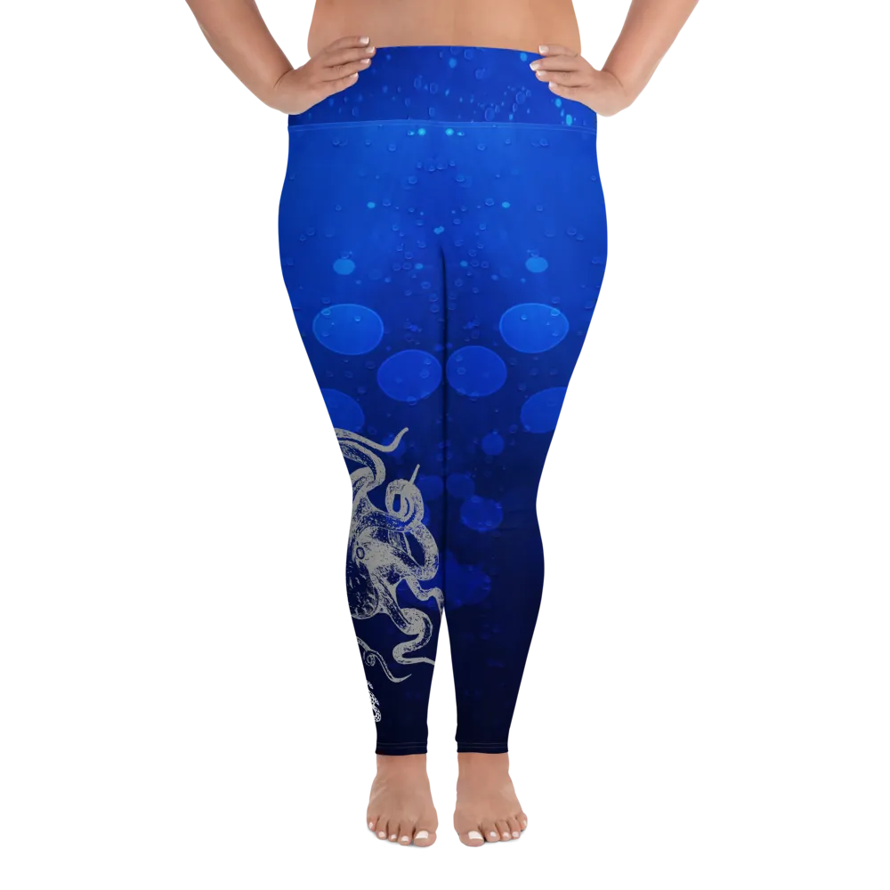 Octopus Hug Plus Size Leggings (Warehouse)