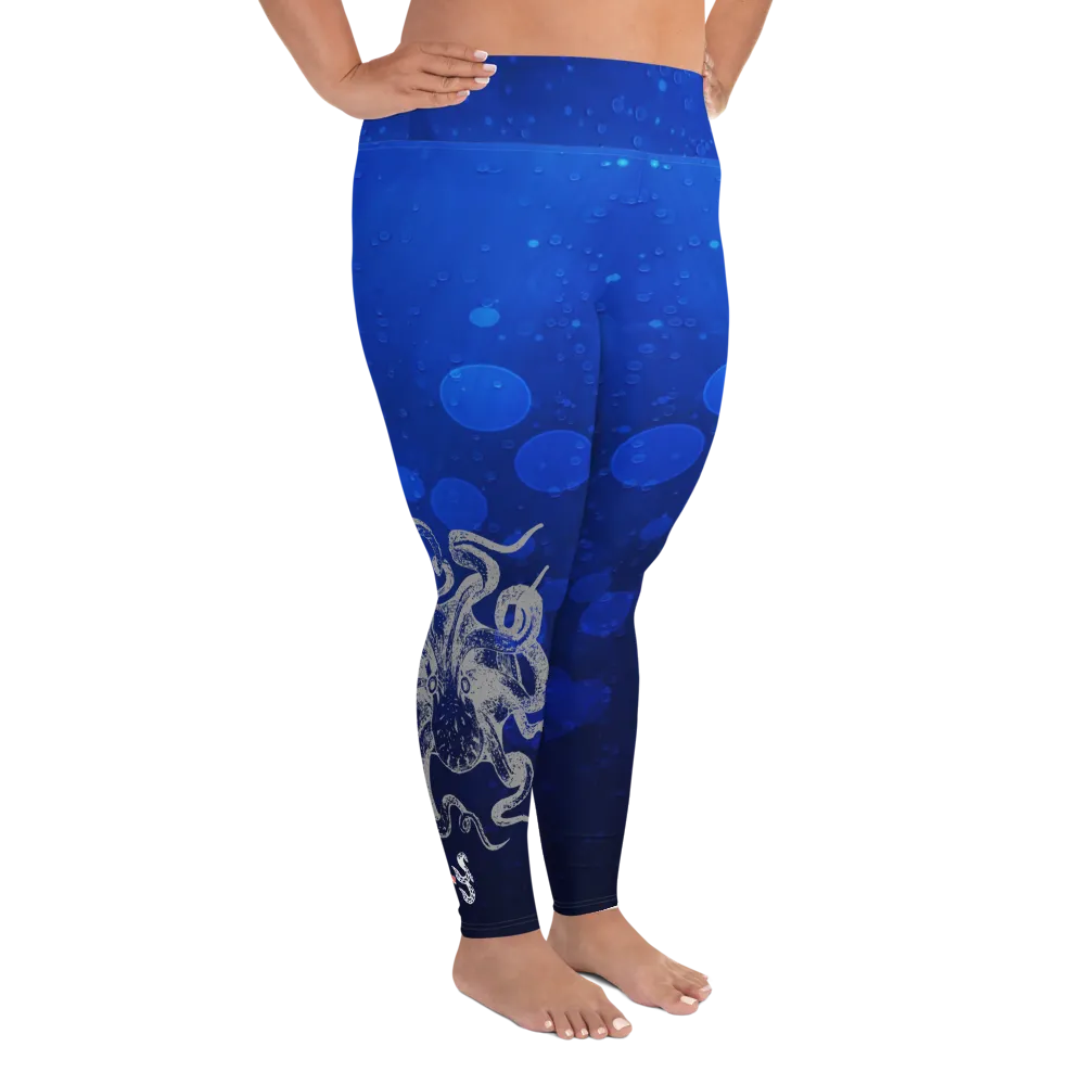 Octopus Hug Plus Size Leggings (Warehouse)