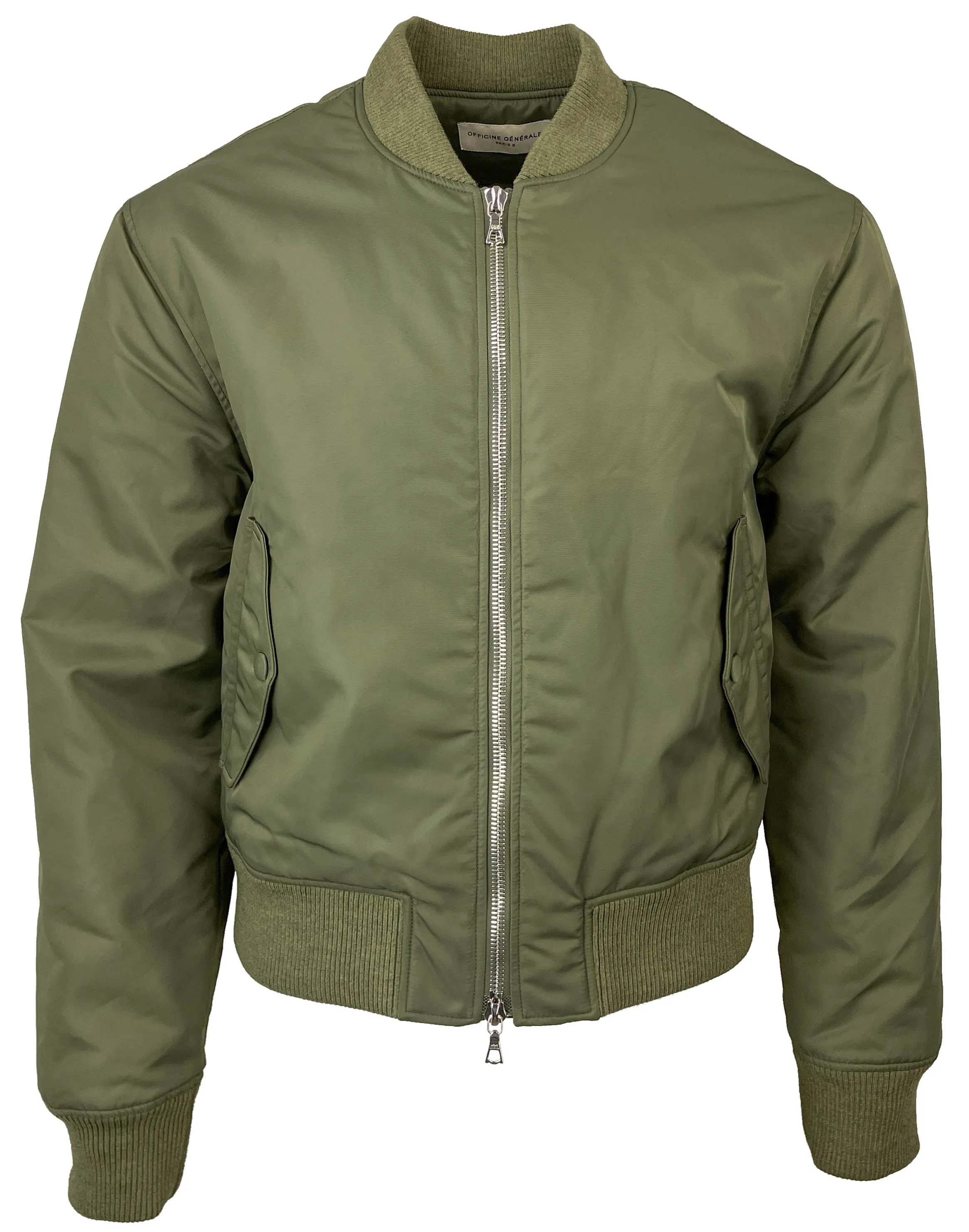 Officine Générale Winnie Bomber Jacket in Olive