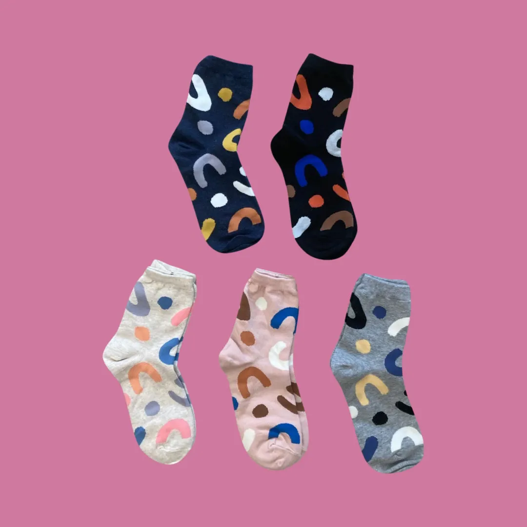 Olga de Polga Abstract Socks