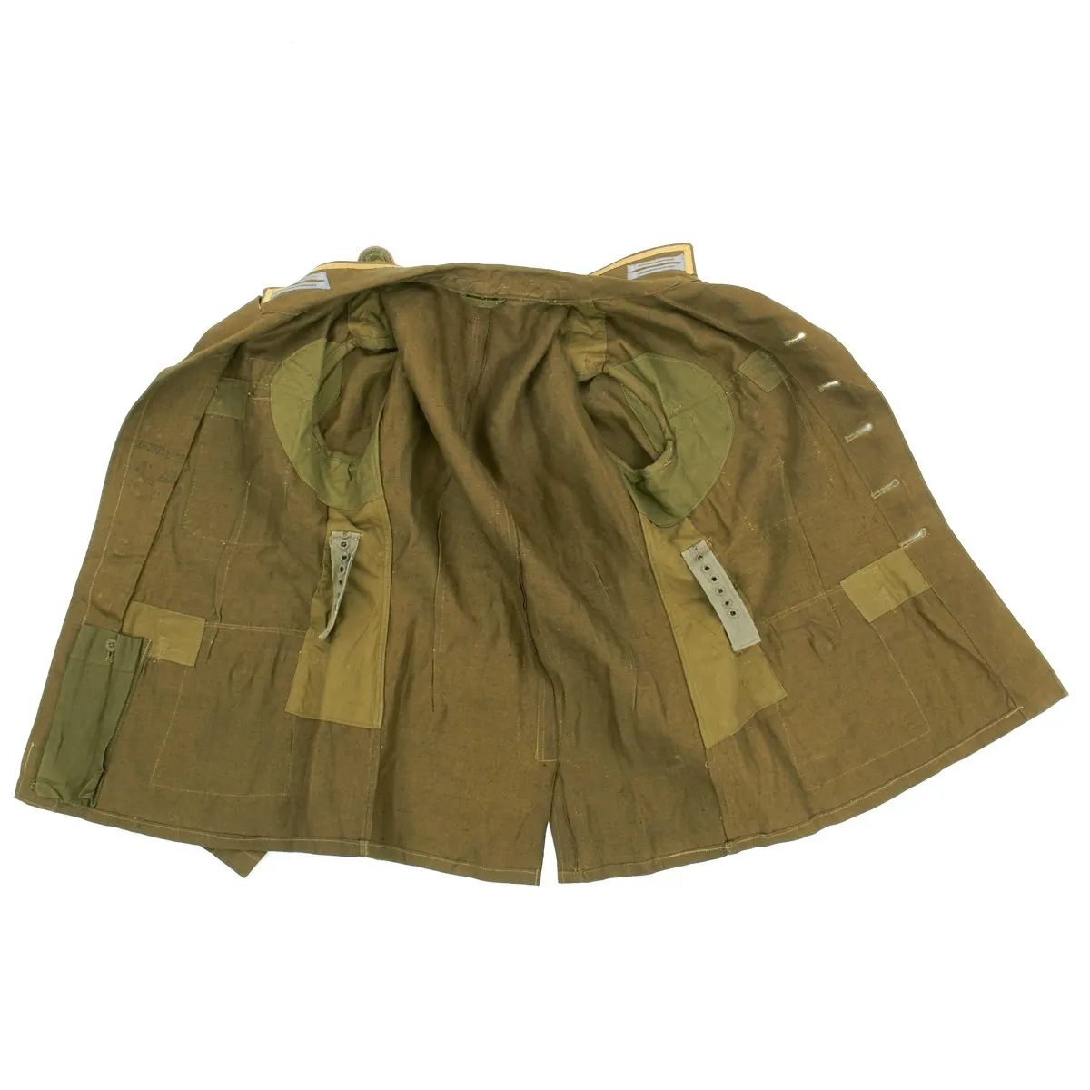 Original German WWII Afrika Korps NCO M43 Tropical Tunic