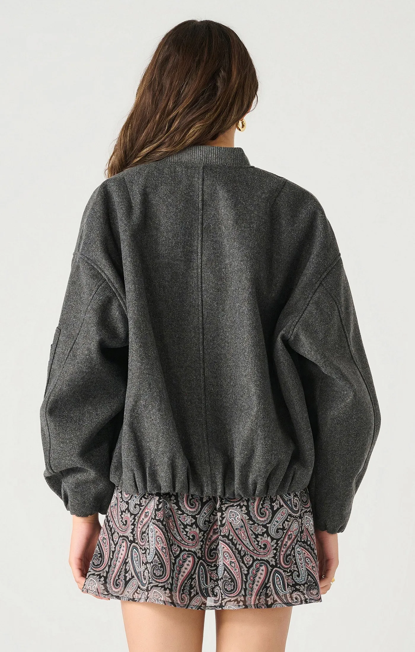 Oversized Bomber Jacket