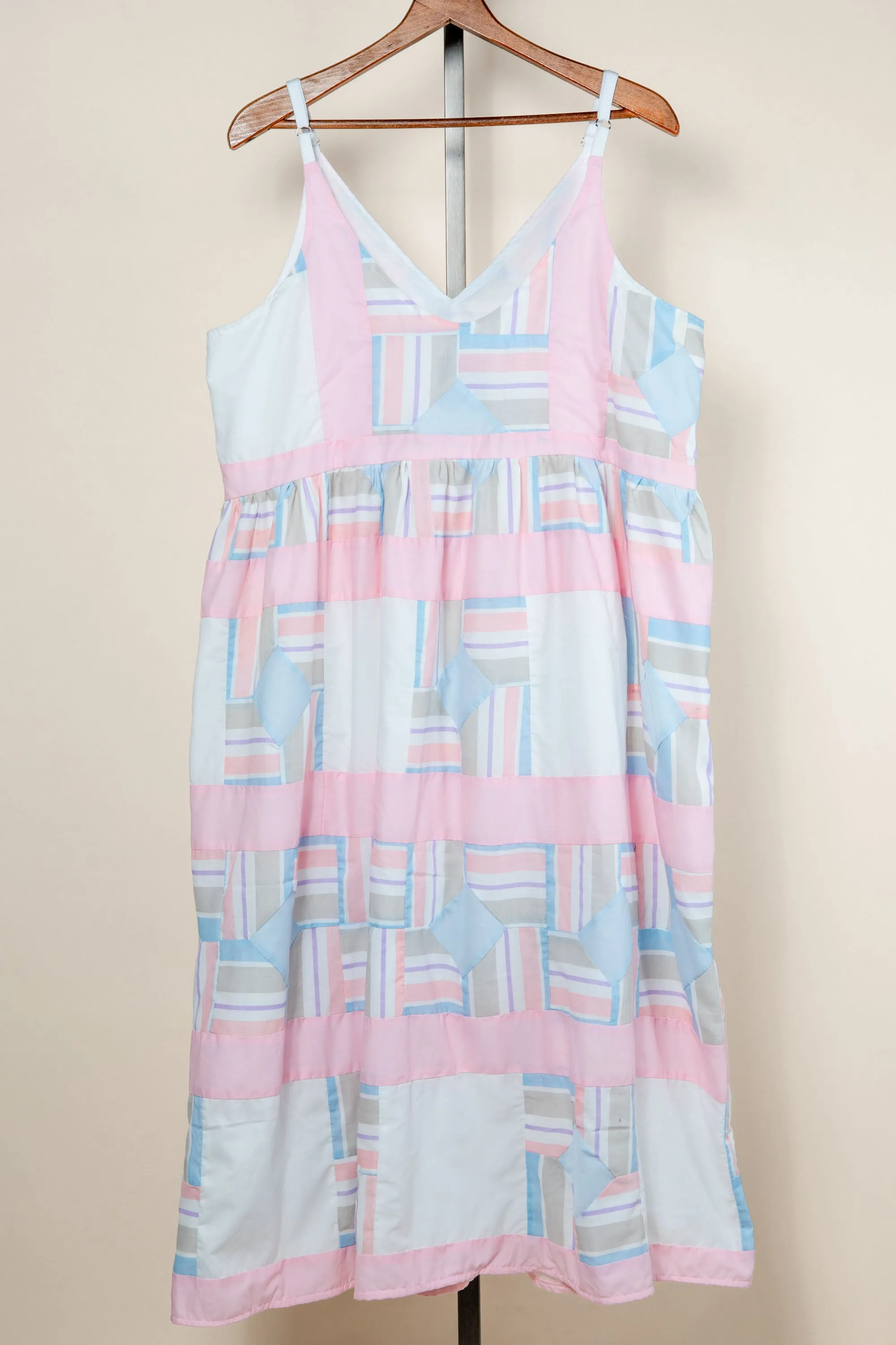 Pastel Patchwork Wendy Dress (XL/XXL)