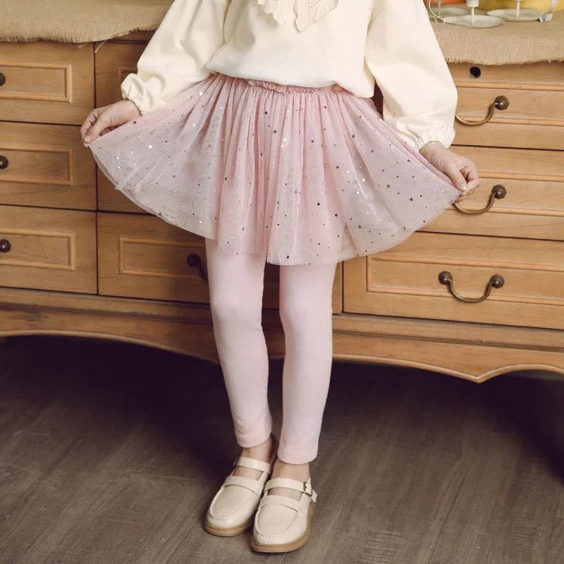 Pink Sparkly Tutu Leggings