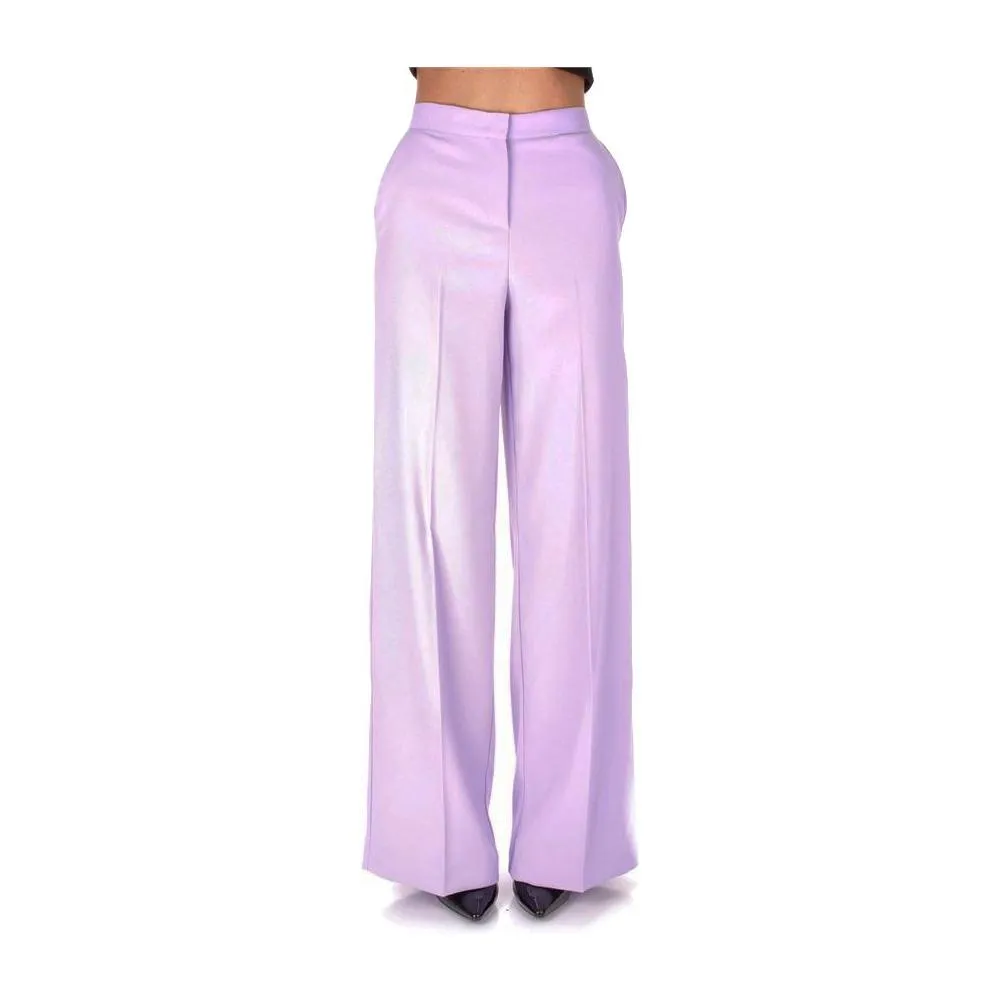 PINKO Elegant High-Waist Crepe Trousers