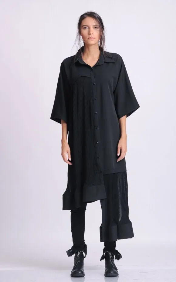 Plus Size Maxi Shirt Dress