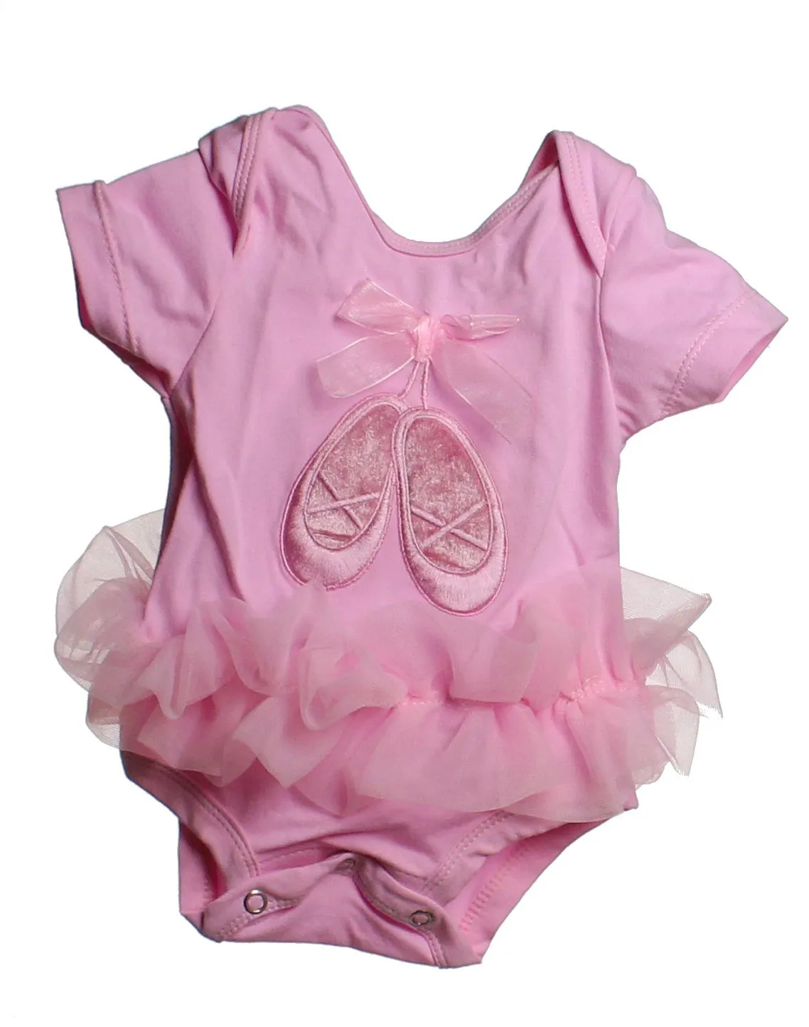 Popatu Baby Tutu Bodysuit Pink Ballerina