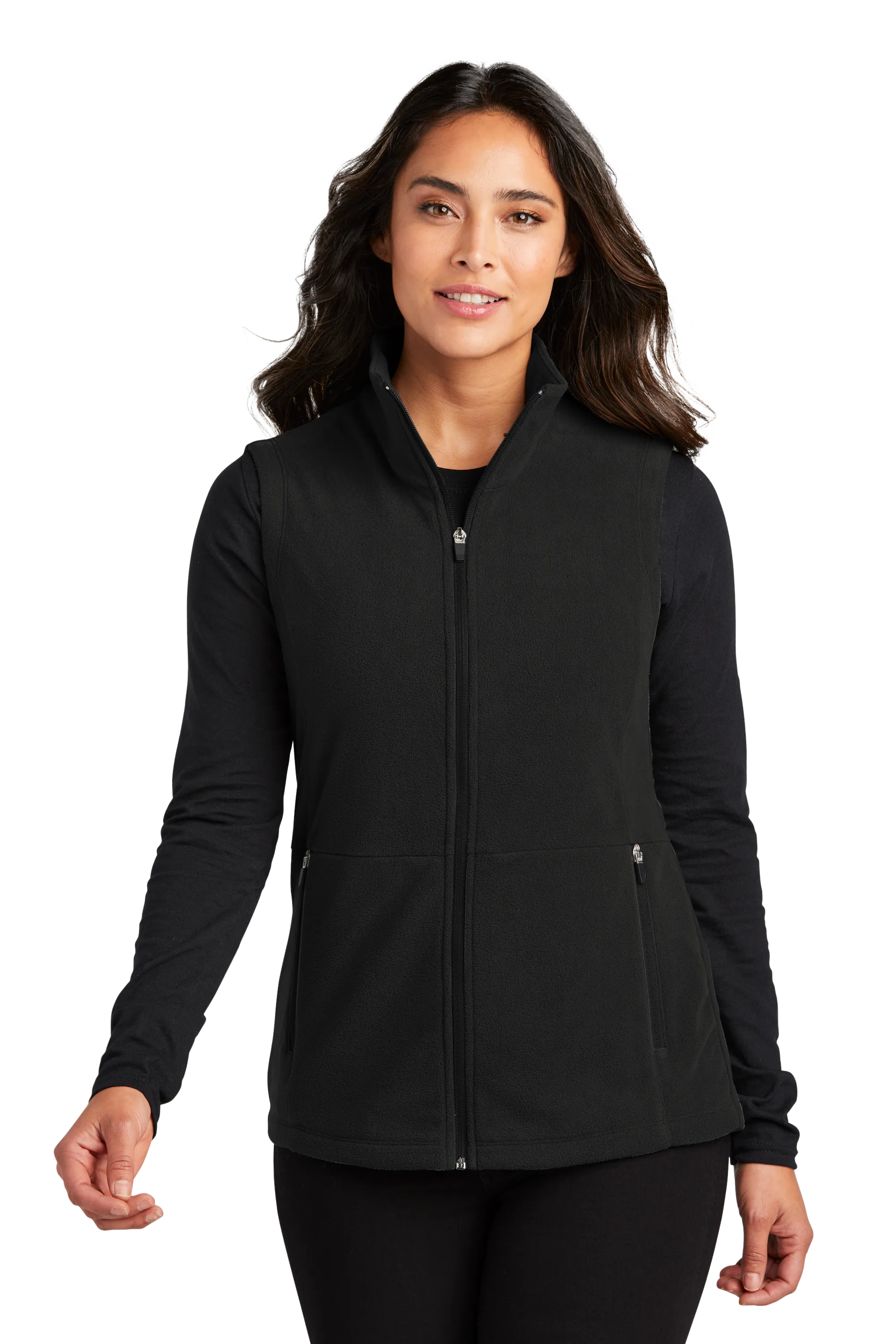 Port Authority® Women's Accord Microfleece Vest - Black