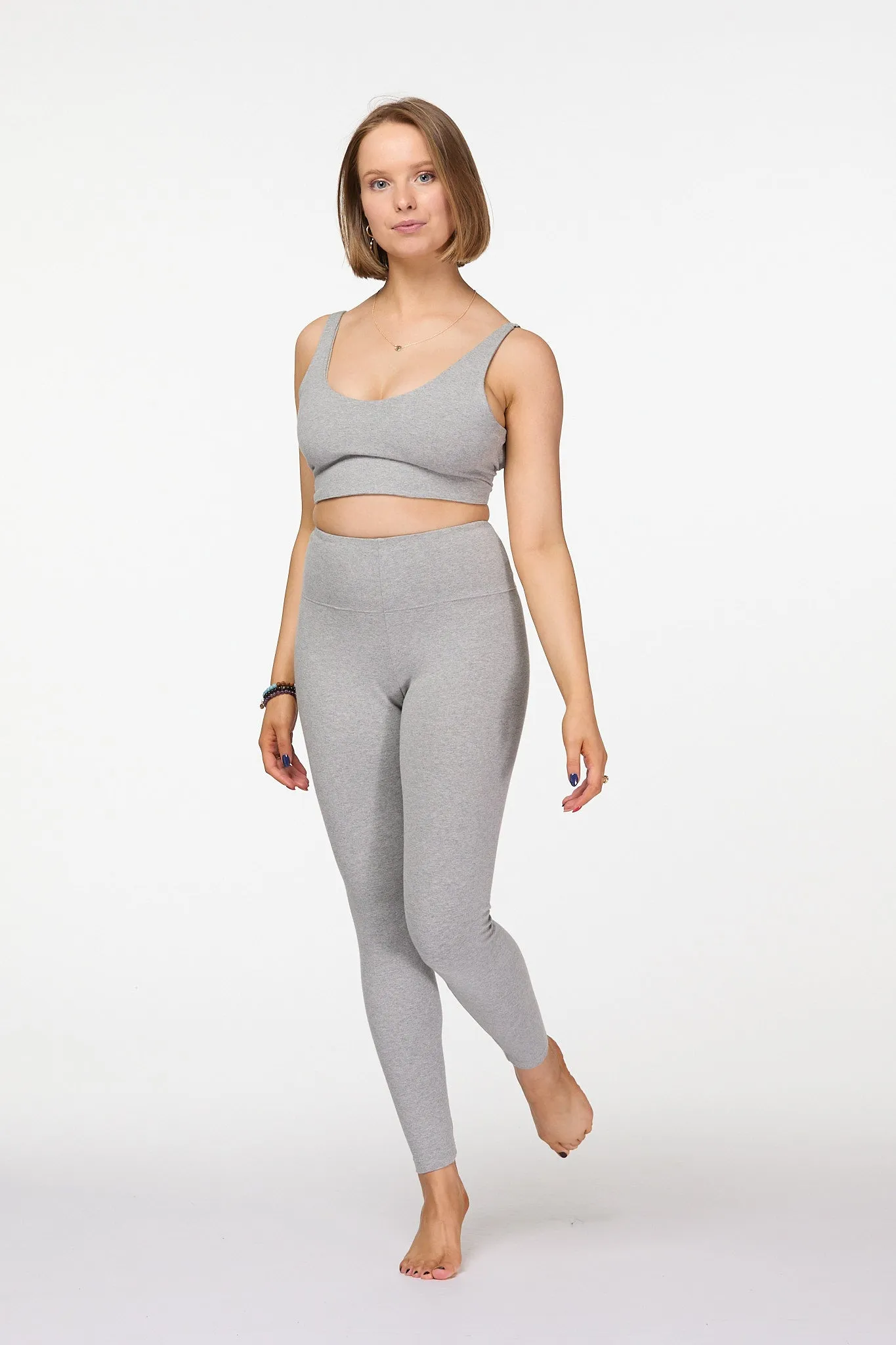 Power Leggings  7/8 | Grey