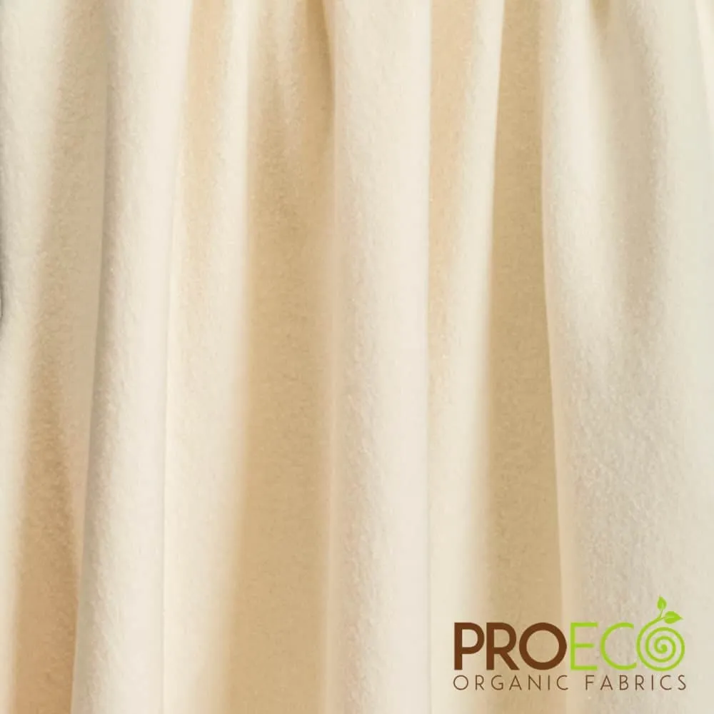 ProECO® Stretch-FIT Organic Cotton Fleece Fabric (W-413)