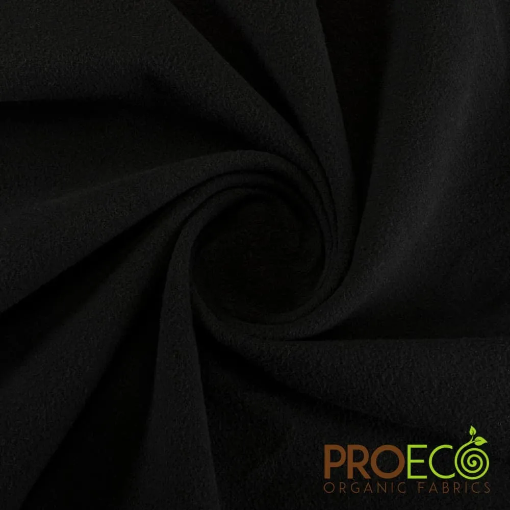 ProECO® Stretch-FIT Organic Cotton Fleece Silver Fabric (W-660)