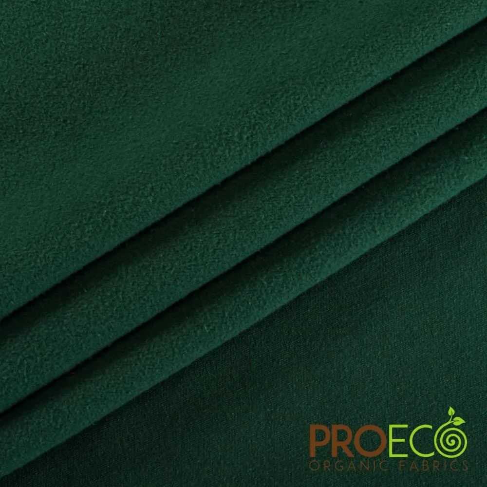 ProECO® Stretch-FIT Organic Cotton Fleece Silver Fabric (W-660)