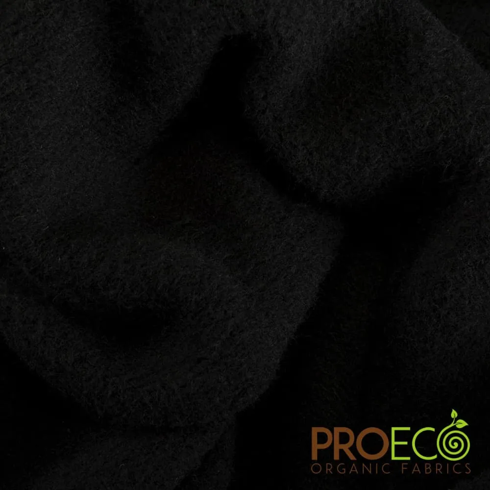 ProECO® Stretch-FIT Organic Cotton Fleece Silver Fabric (W-660)