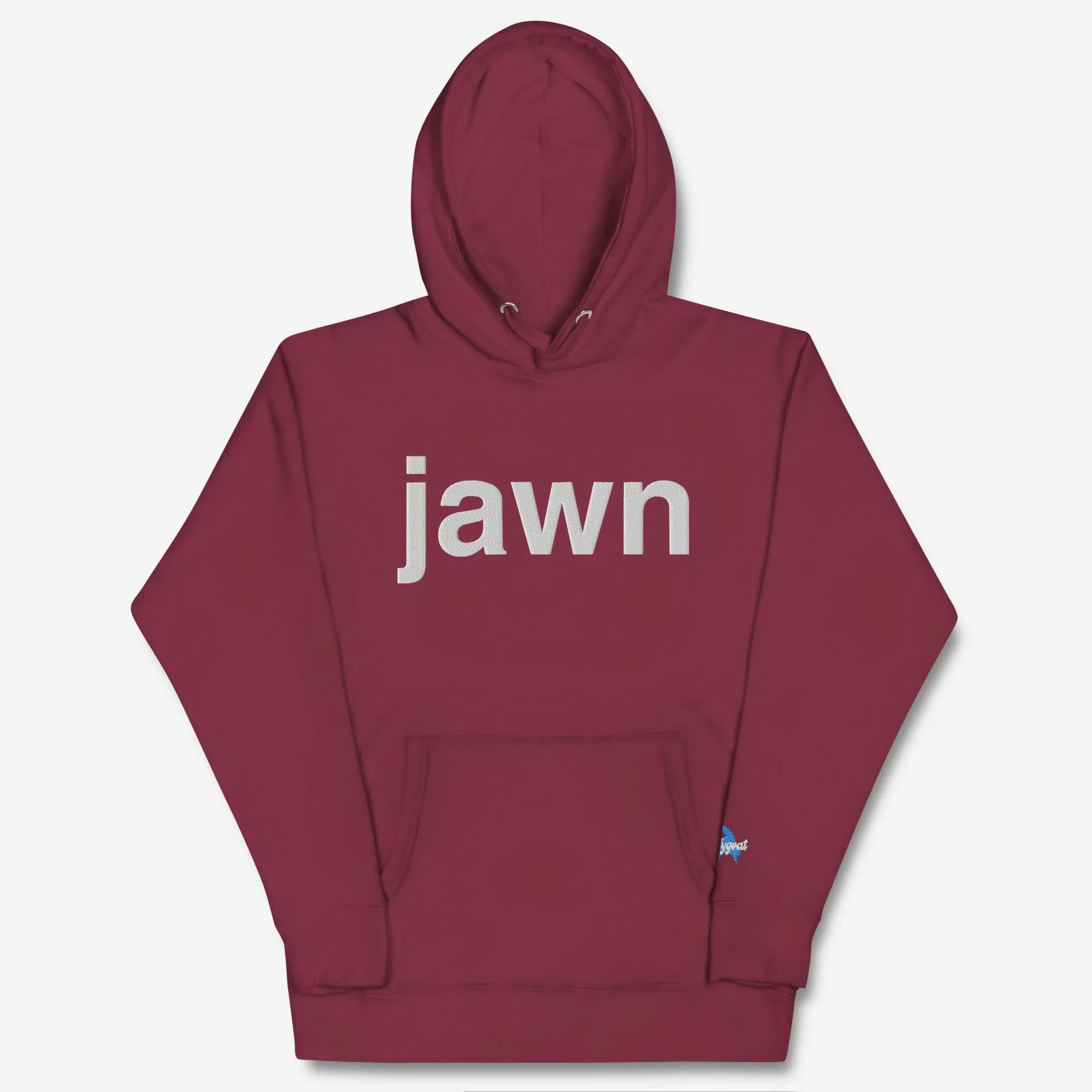 "Helvetica Jawn" Embroidered Hoodie