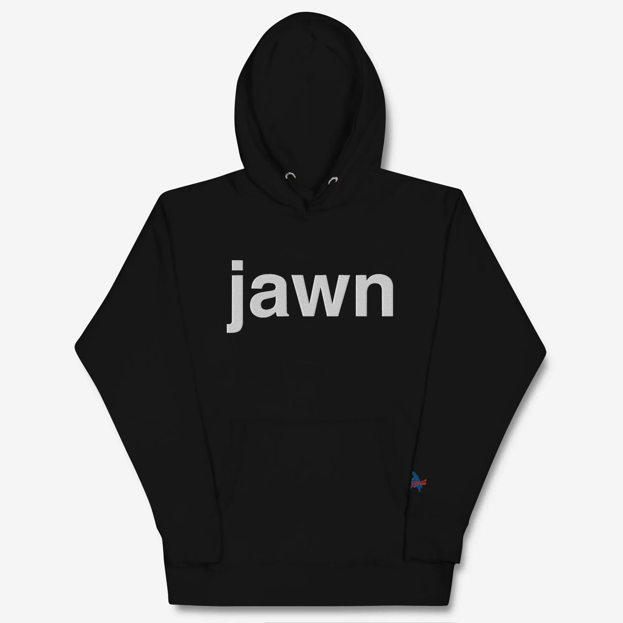 "Helvetica Jawn" Embroidered Hoodie