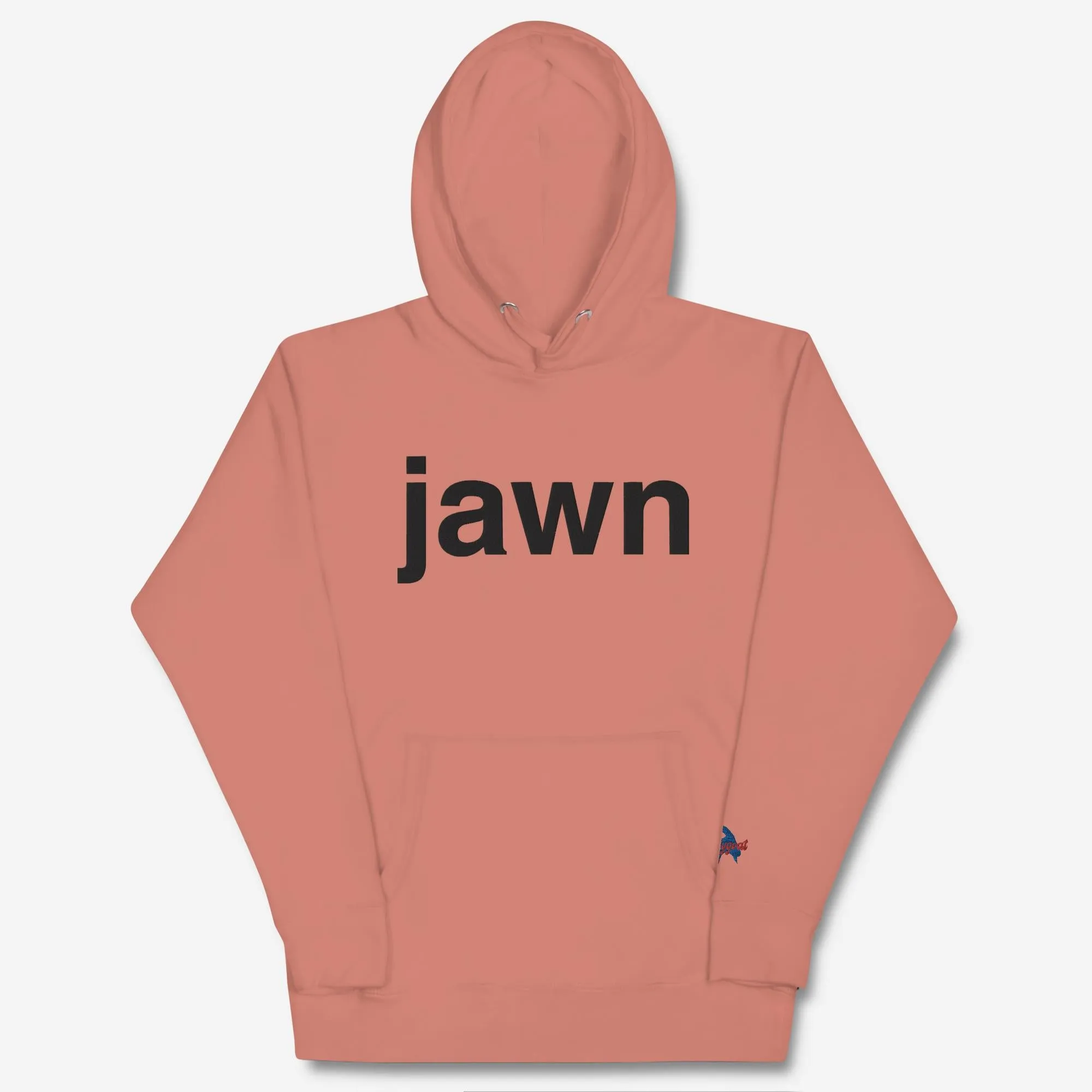 "Helvetica Jawn" Embroidered Hoodie