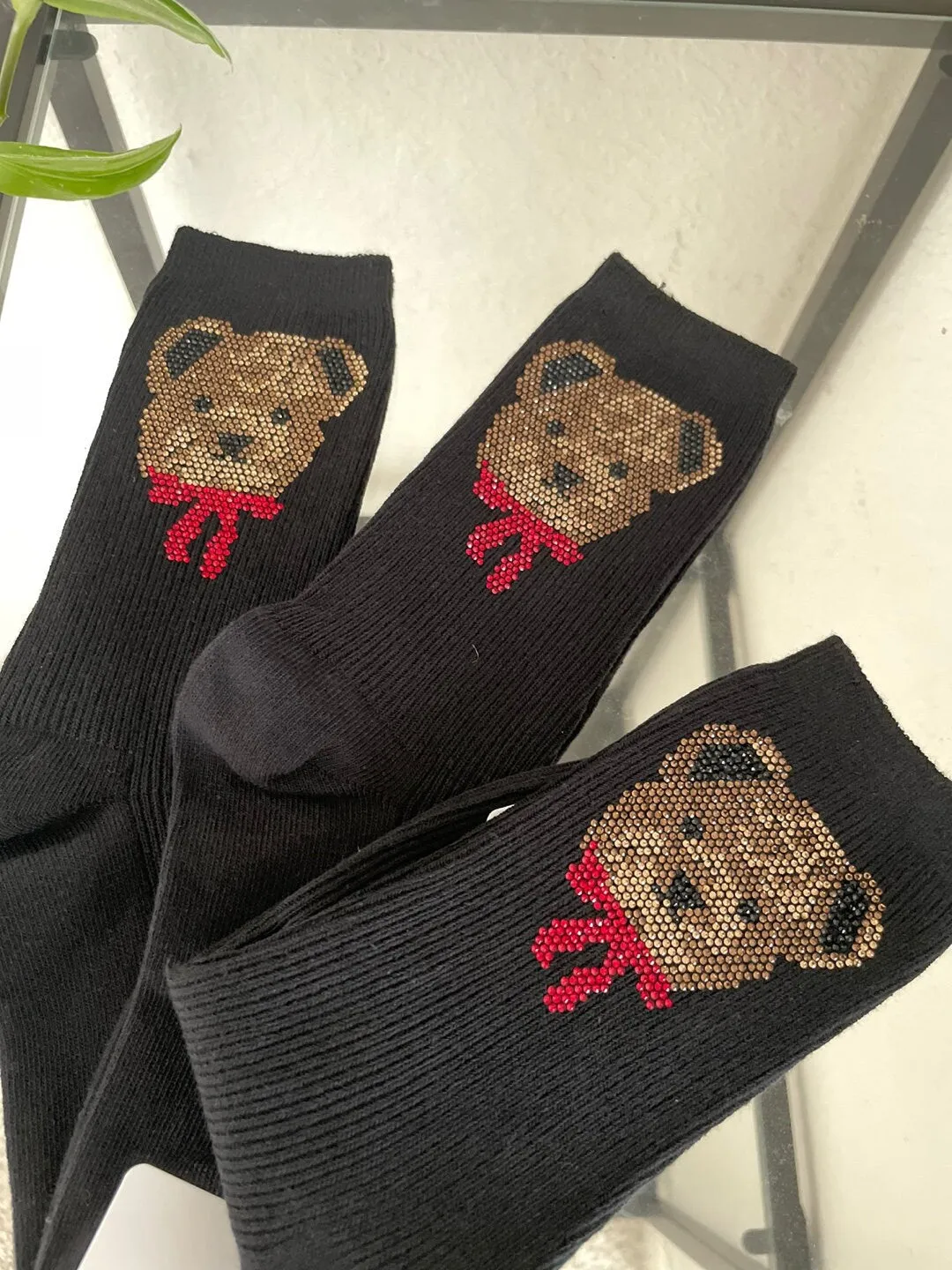 Rhinestone socks,Bling Socks | Custom Socks |GIFT | Comfy Socks | Monogram Socks