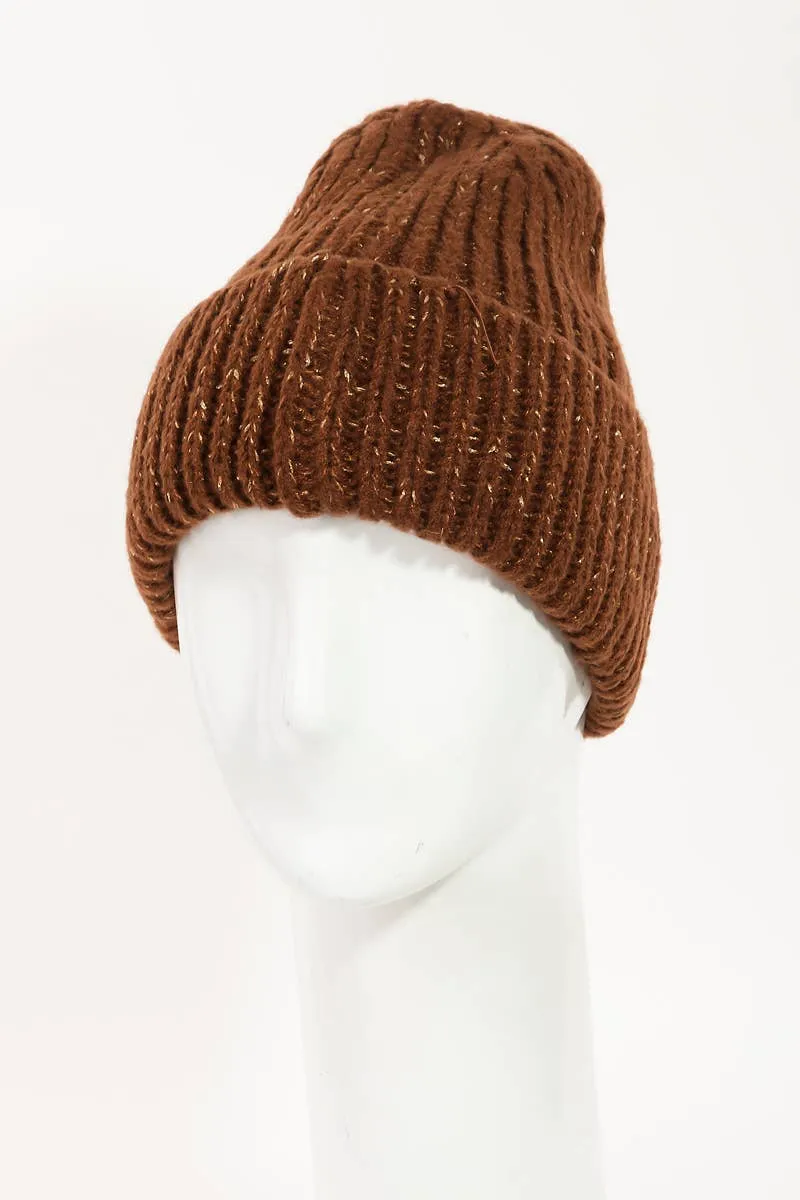 Ribbed Knit Beanie