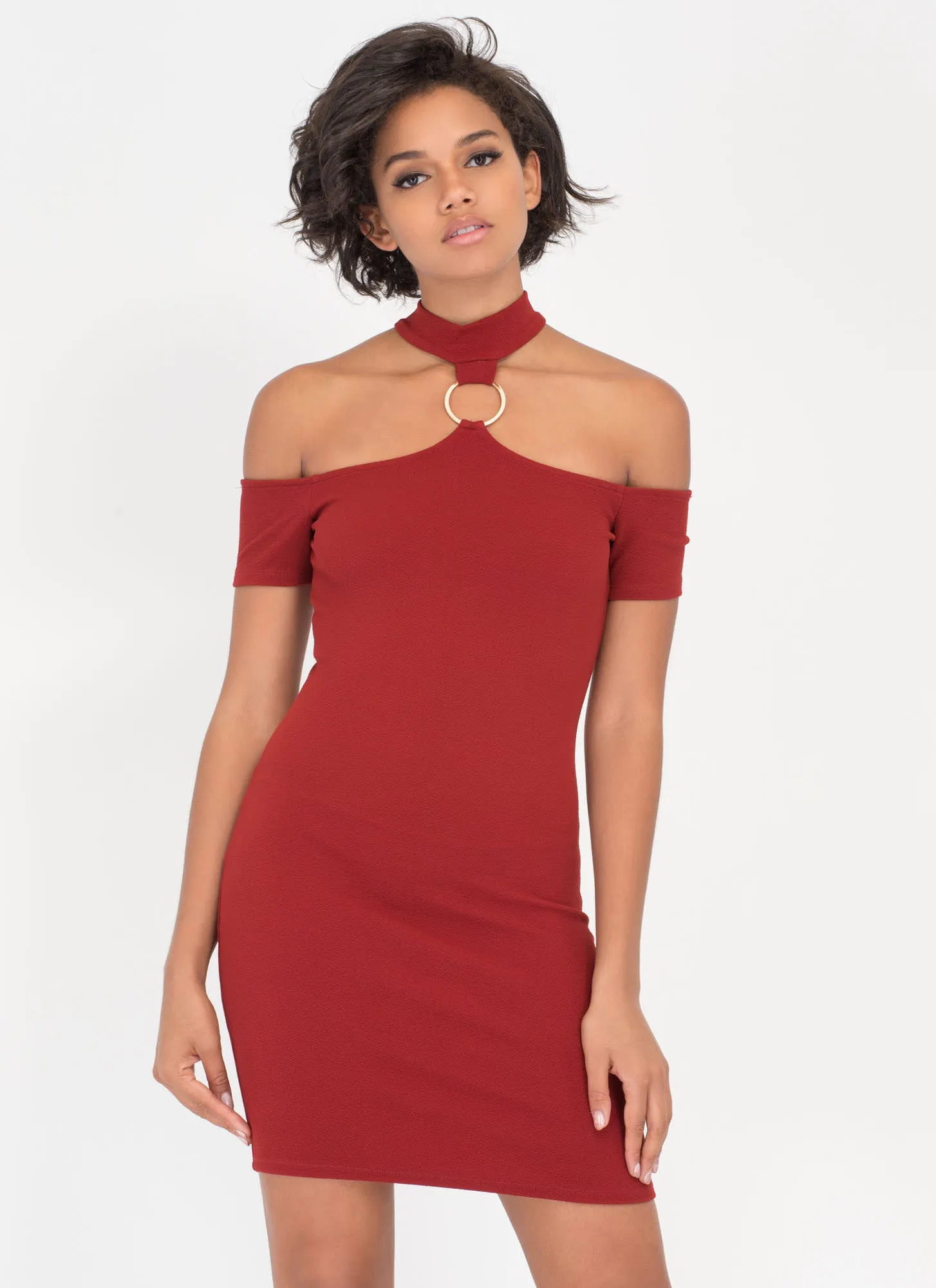 Ring Leader Off-Shoulder Dress