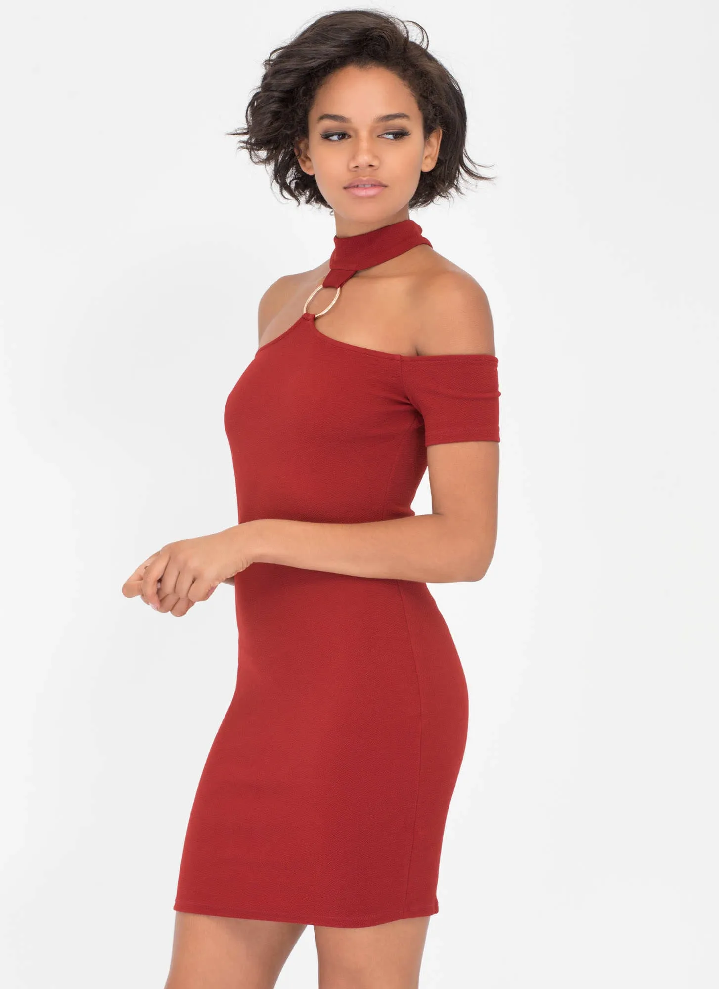 Ring Leader Off-Shoulder Dress