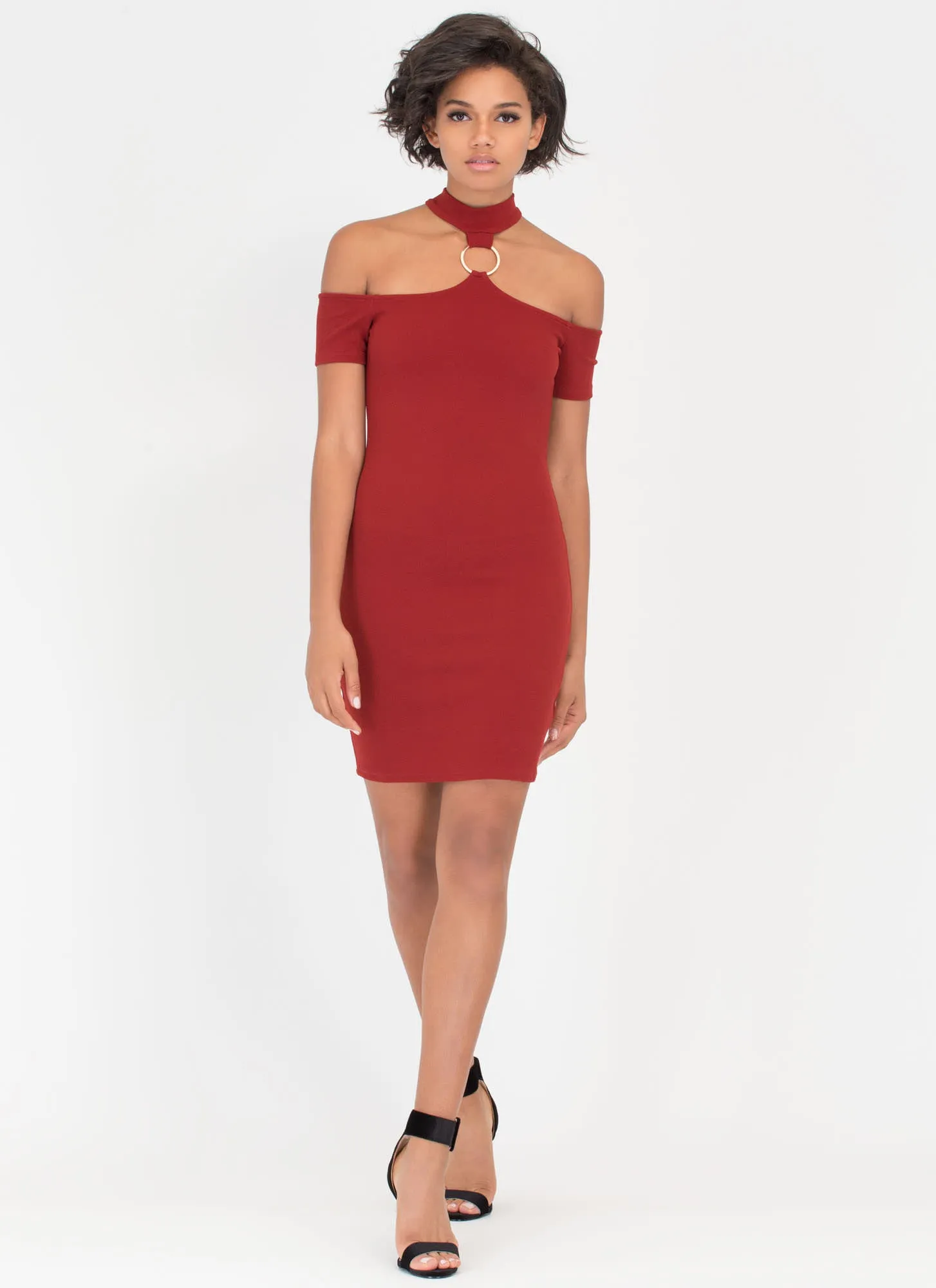 Ring Leader Off-Shoulder Dress