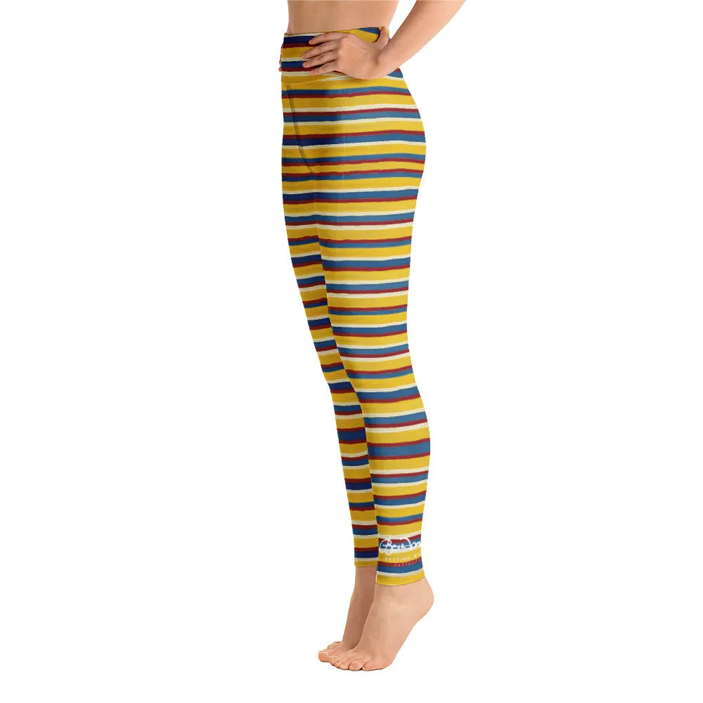 Riviera Stripe Yoga Leggings