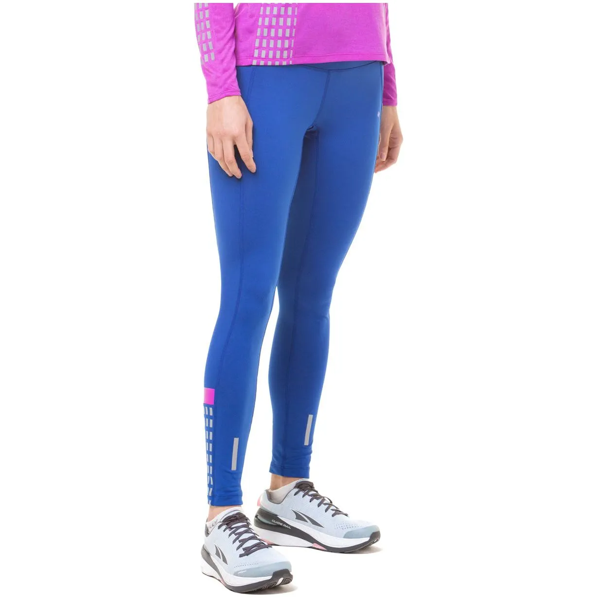 Ronhill Tech Afterhours Womens Long Running Tights - Blue