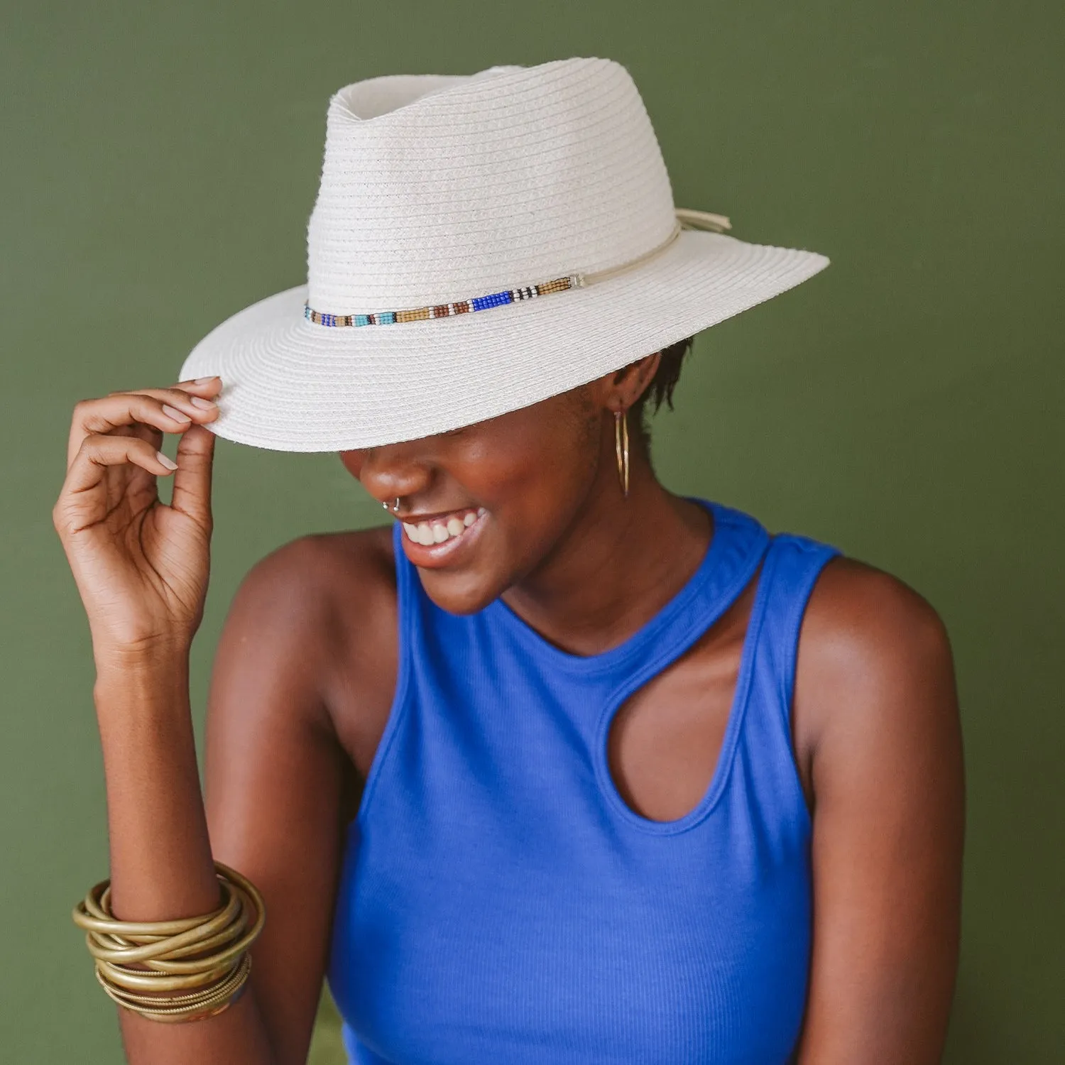 Shanga Beaded Fedora - SA MADE