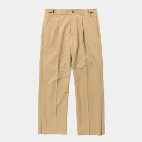 Side Zip Paper Touch Slacks(Beige)/MW-PT24103