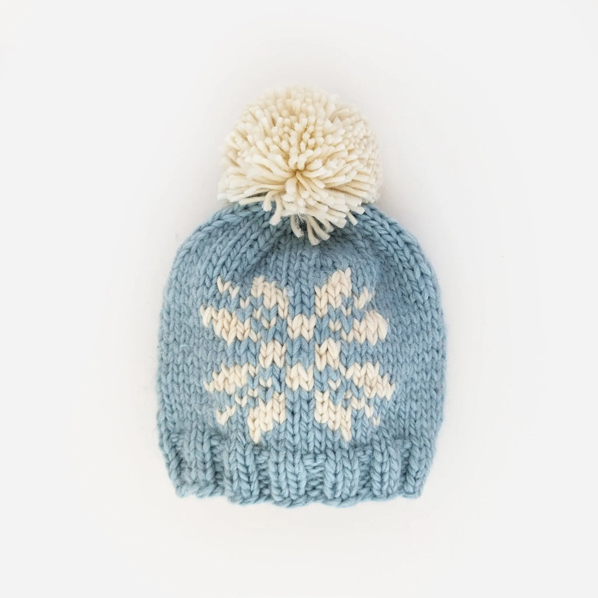 Snowflake Surf Blue Beanie Hat for Baby & Kids