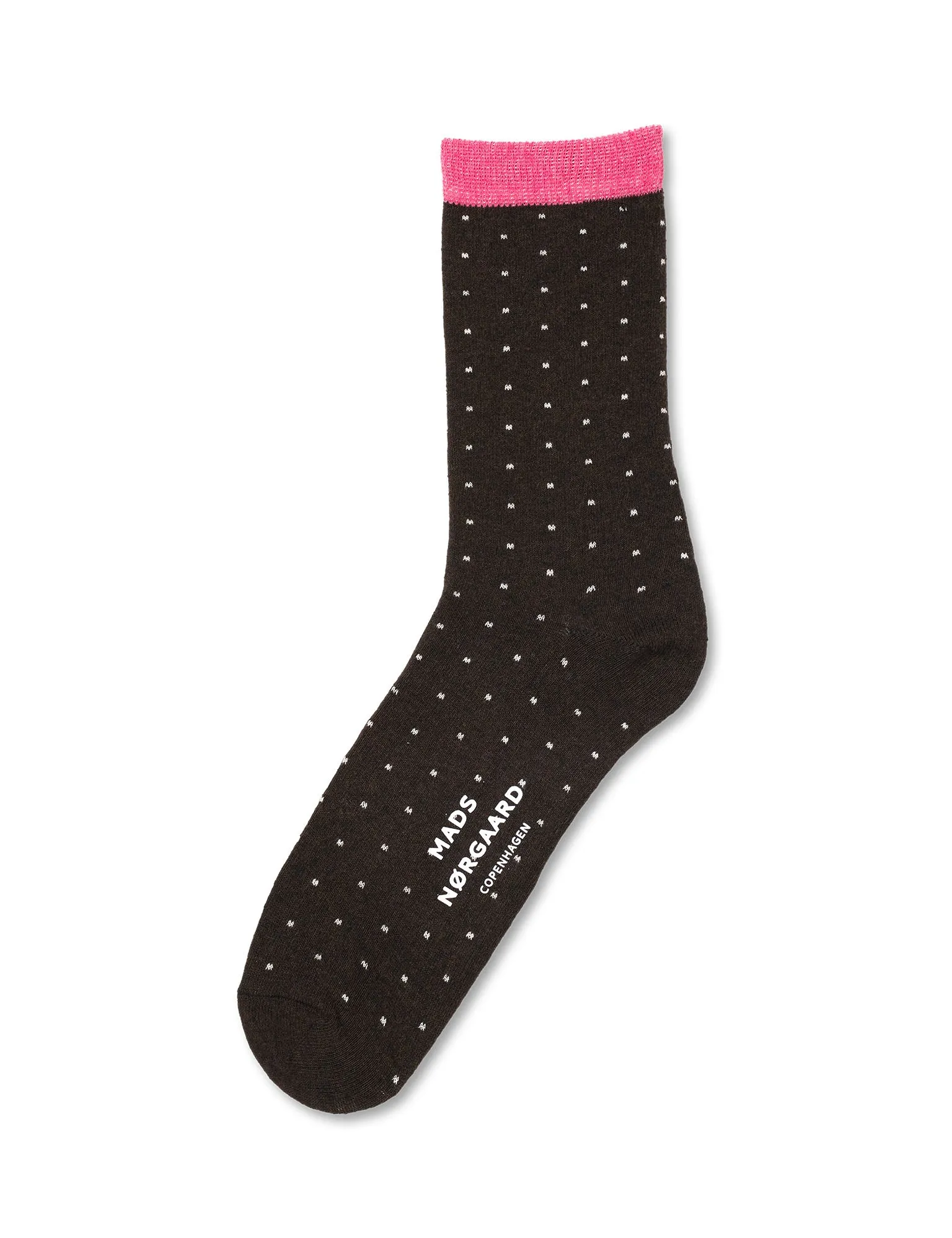 Sock Pair Ana Mix, Blue Stripe/Black Coffee Dot