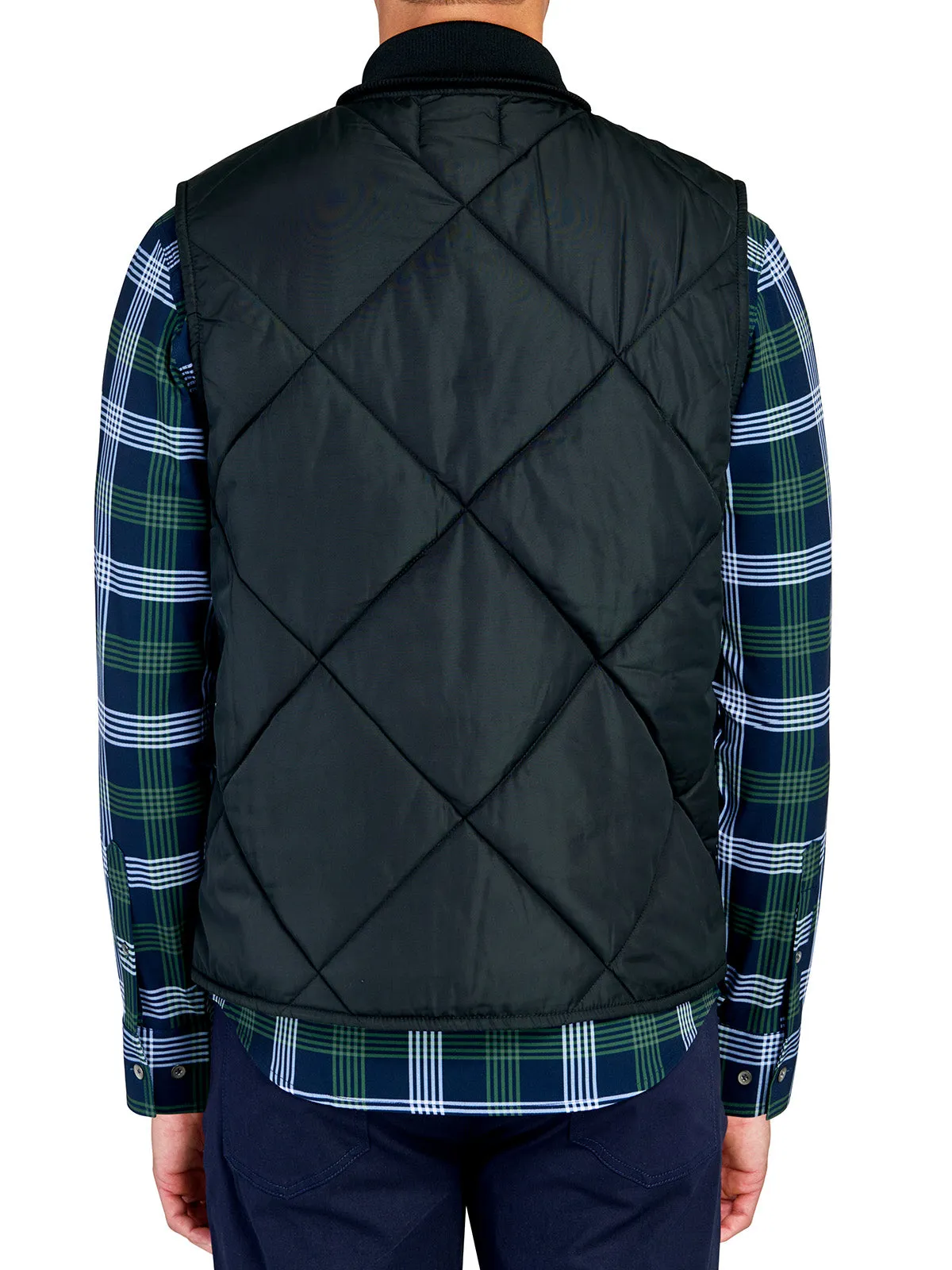 Solid Quilted Vest