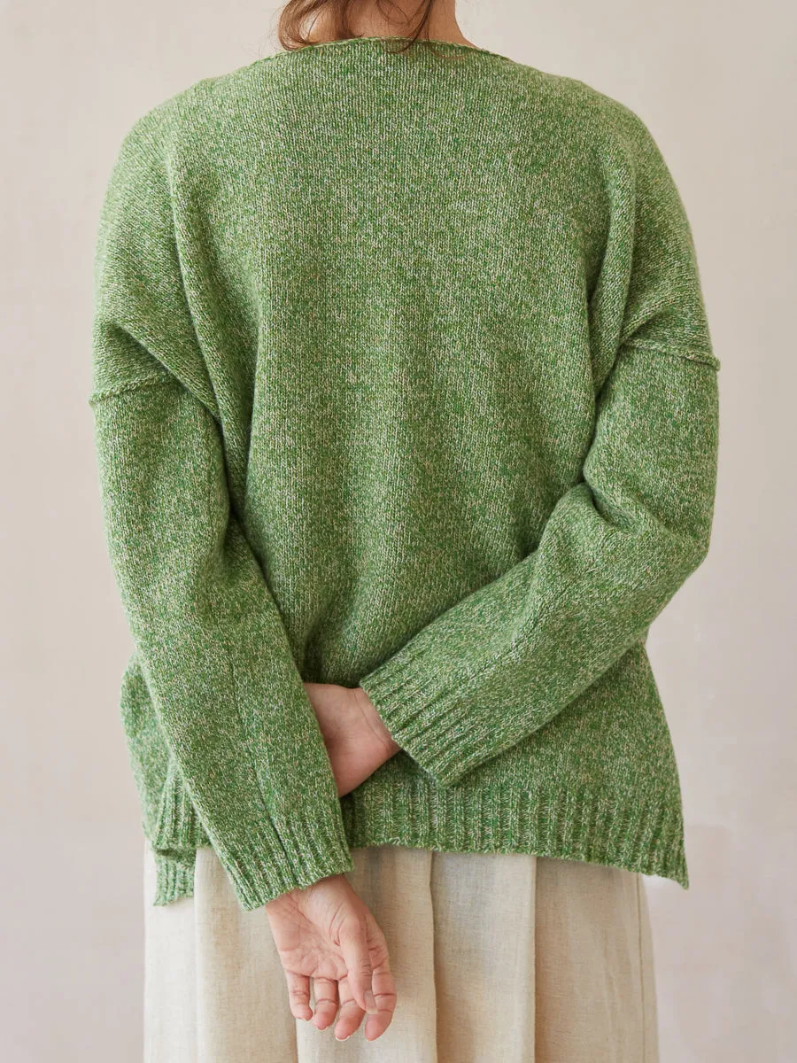 Staple Jumper | Green Marl