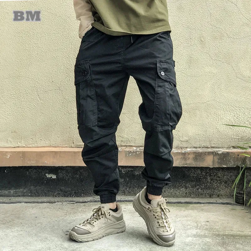 Streetwear Military Tactical Cargo Pants - Japanese Jogging Pants