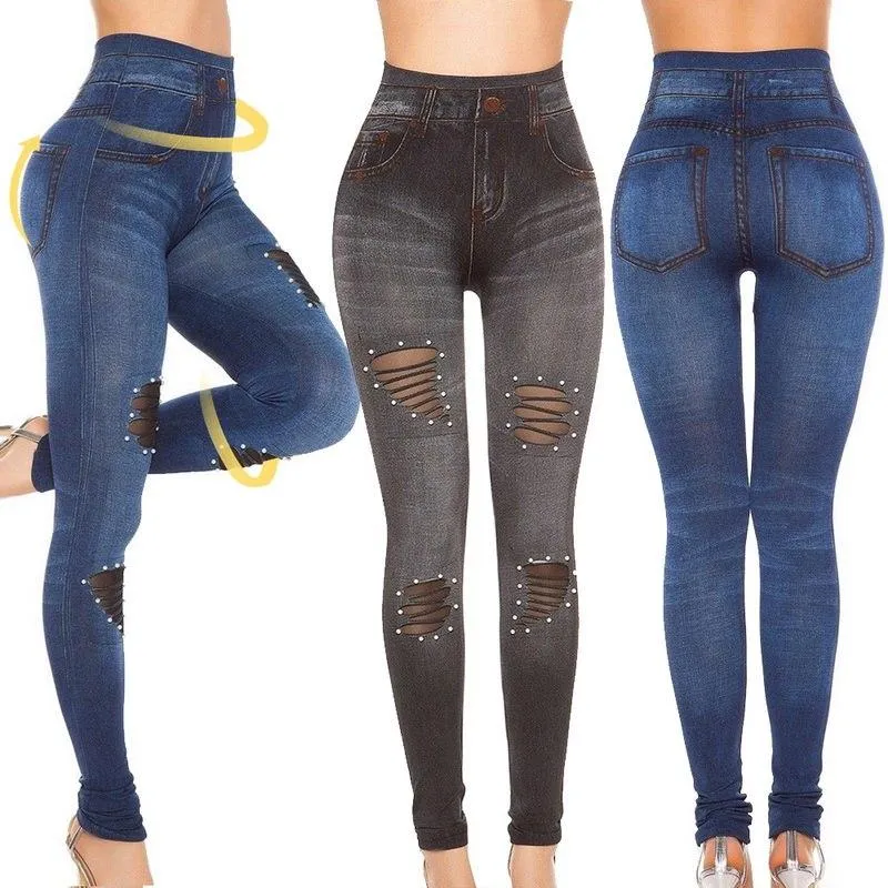 Stretch High Waist Skinny Jeans