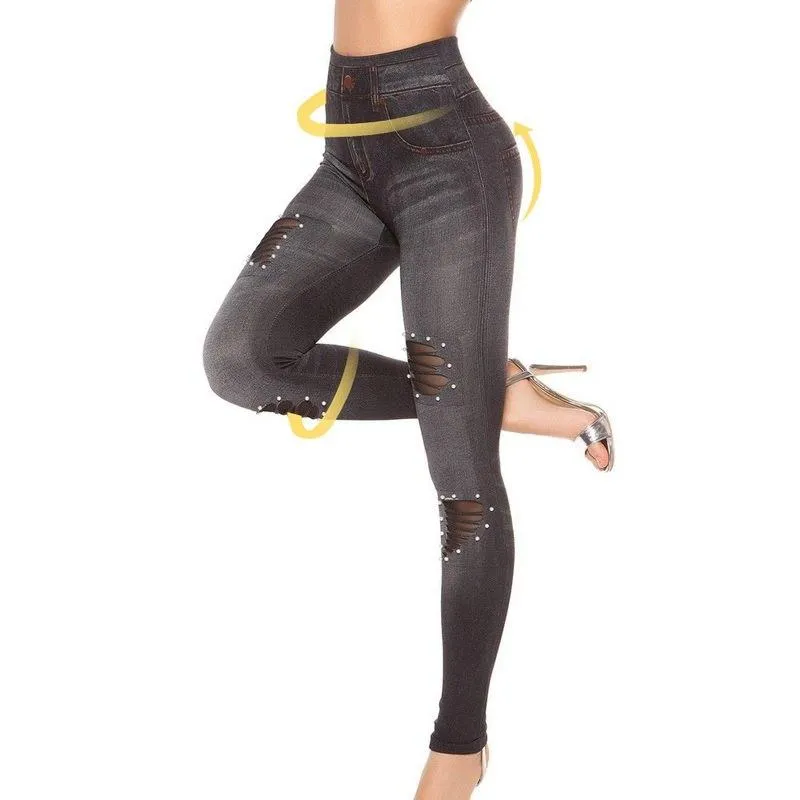 Stretch High Waist Skinny Jeans