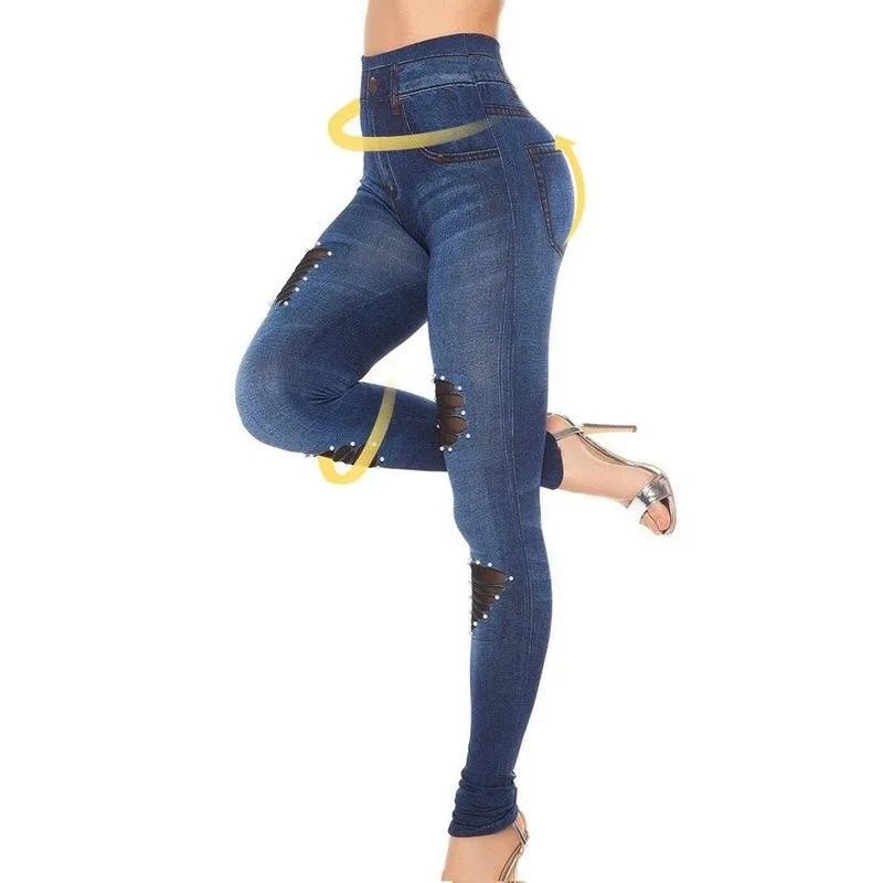 Stretch High Waist Skinny Jeans