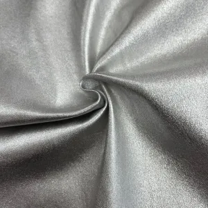 Stretch Lamb Leather | Silver Metallic