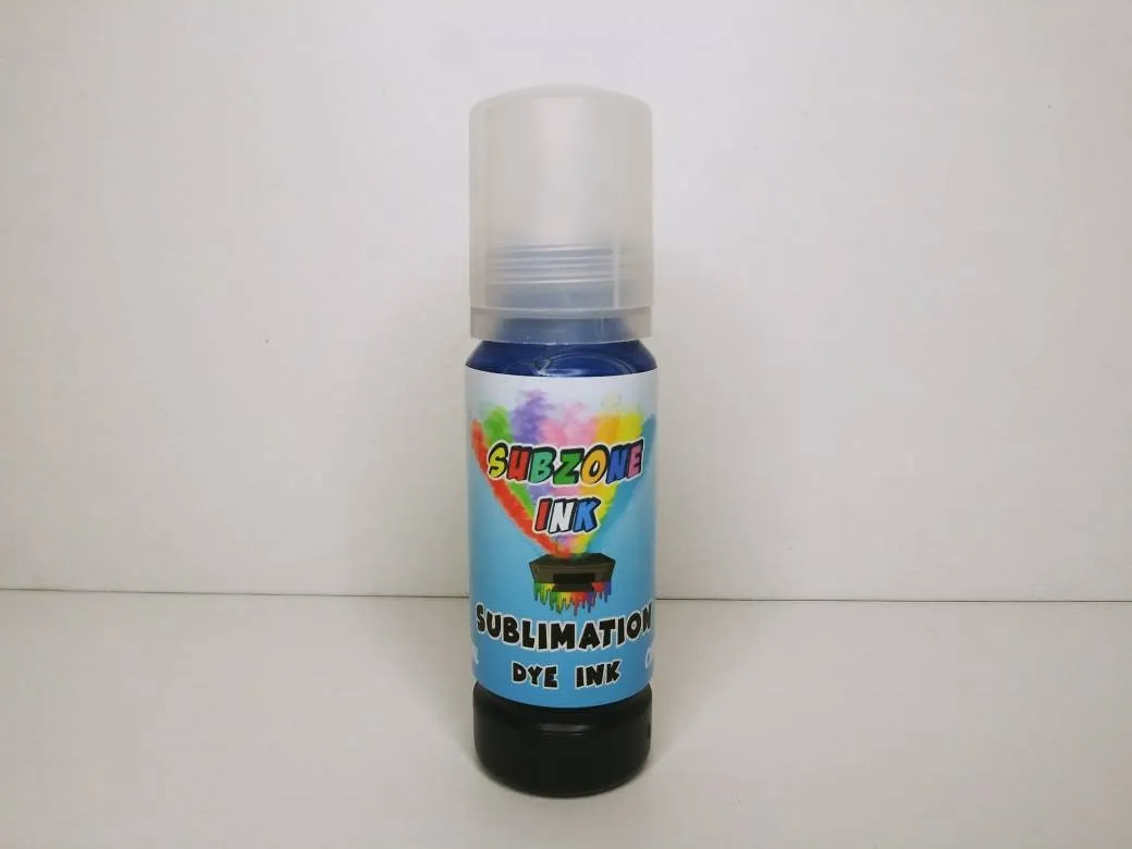 SubZone Ink 6 colors for Eco Tank  8500/8550 (CMYK plus Gray and Photo Black) 70ml or 135ml Bottles!