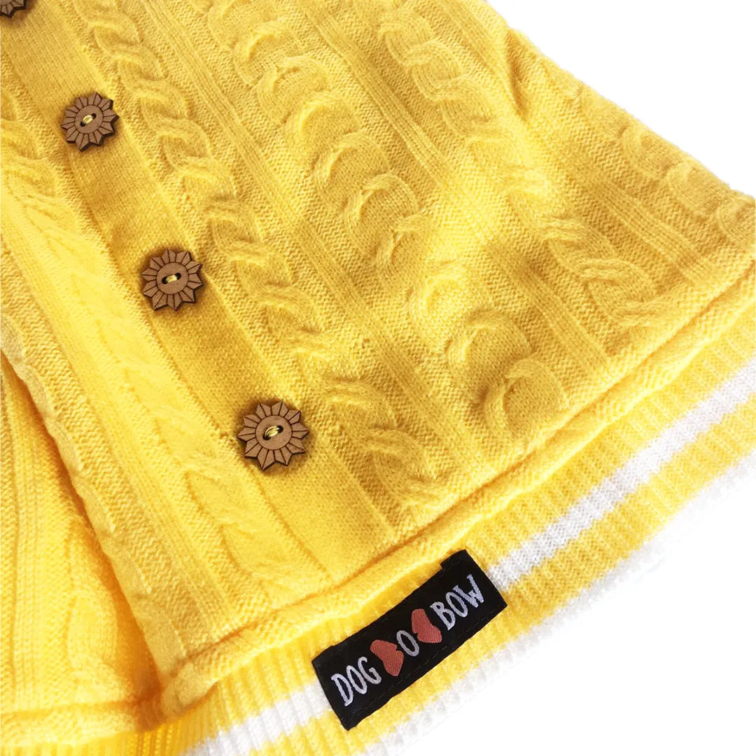 Sun-kissed Yellow Knit Sweater