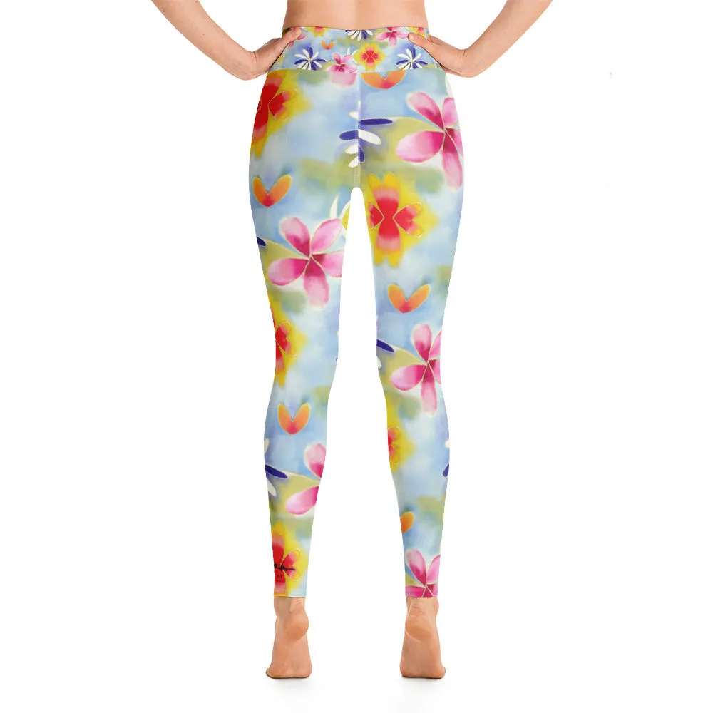 Sunrise Floral Yoga Leggings